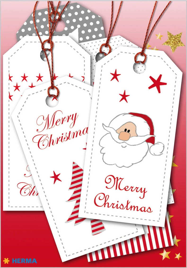 HERMA 15275 Geschenkanhänger Weihnachten
