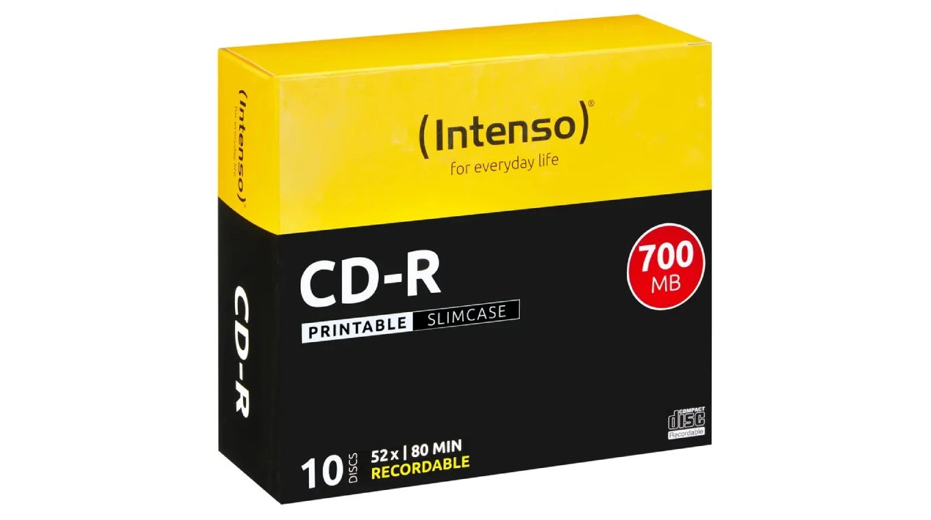 INTENSO CD-R Slim 80MIN/700MB - 10er Pack