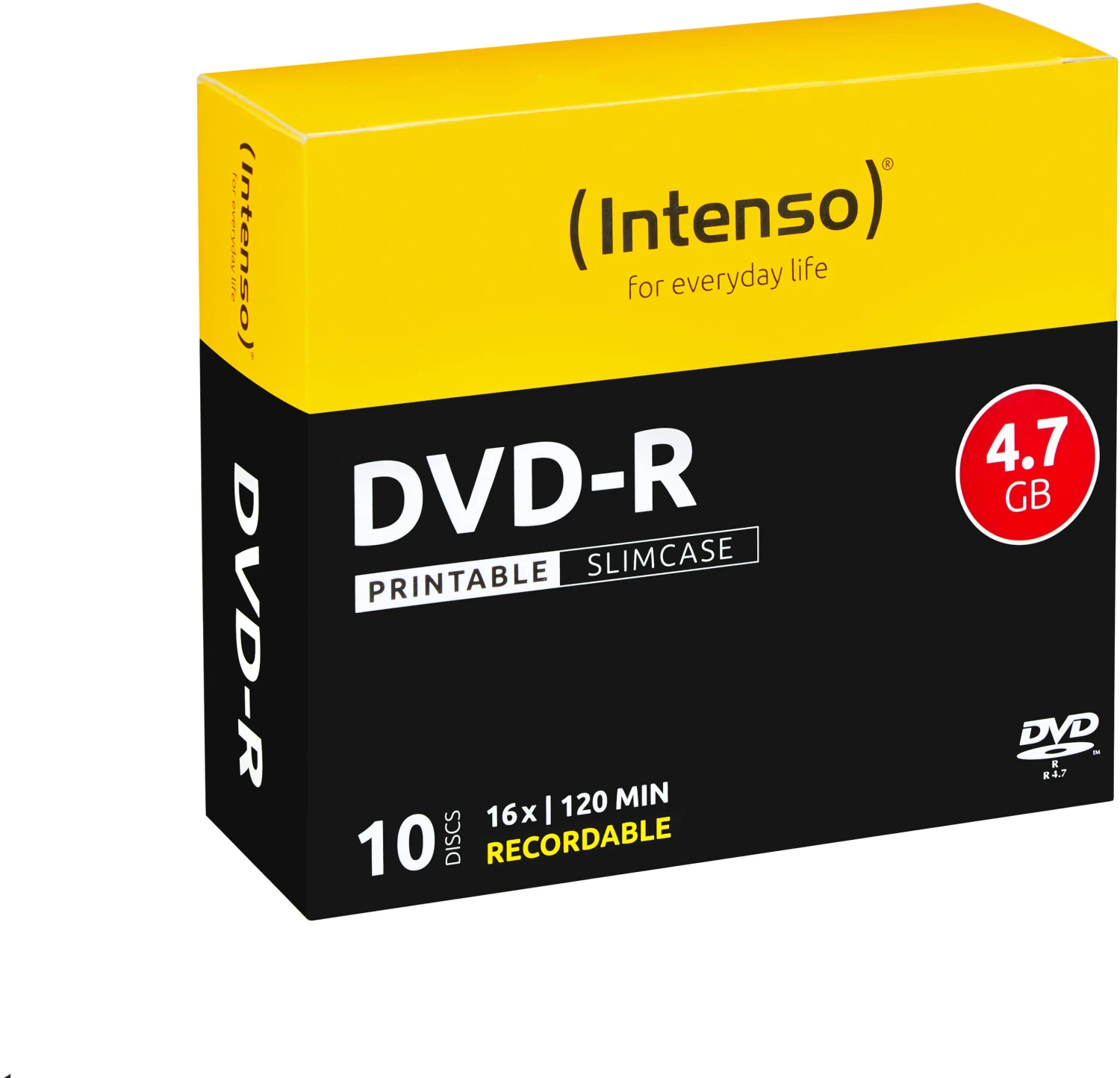 INTENSO DVD-R Slim 4.7GB - 10 Stk.