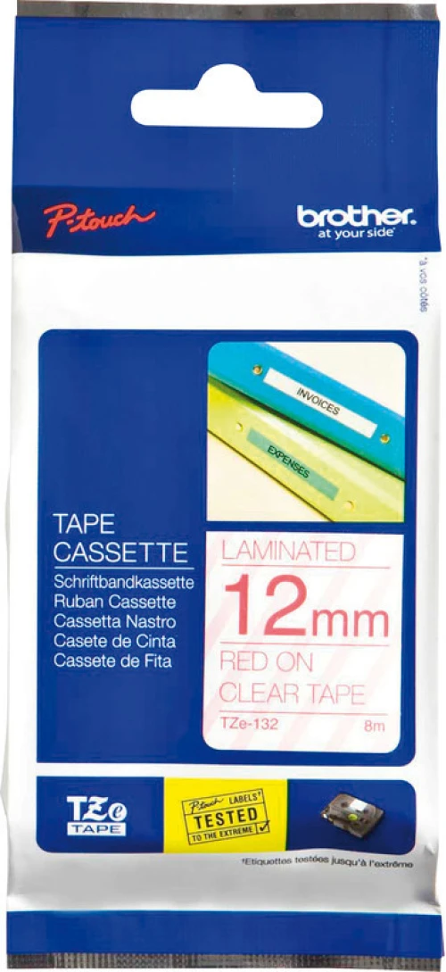BROTHER P-TOUCH® TZe-132 Schriftband, 12 mm x 8 m