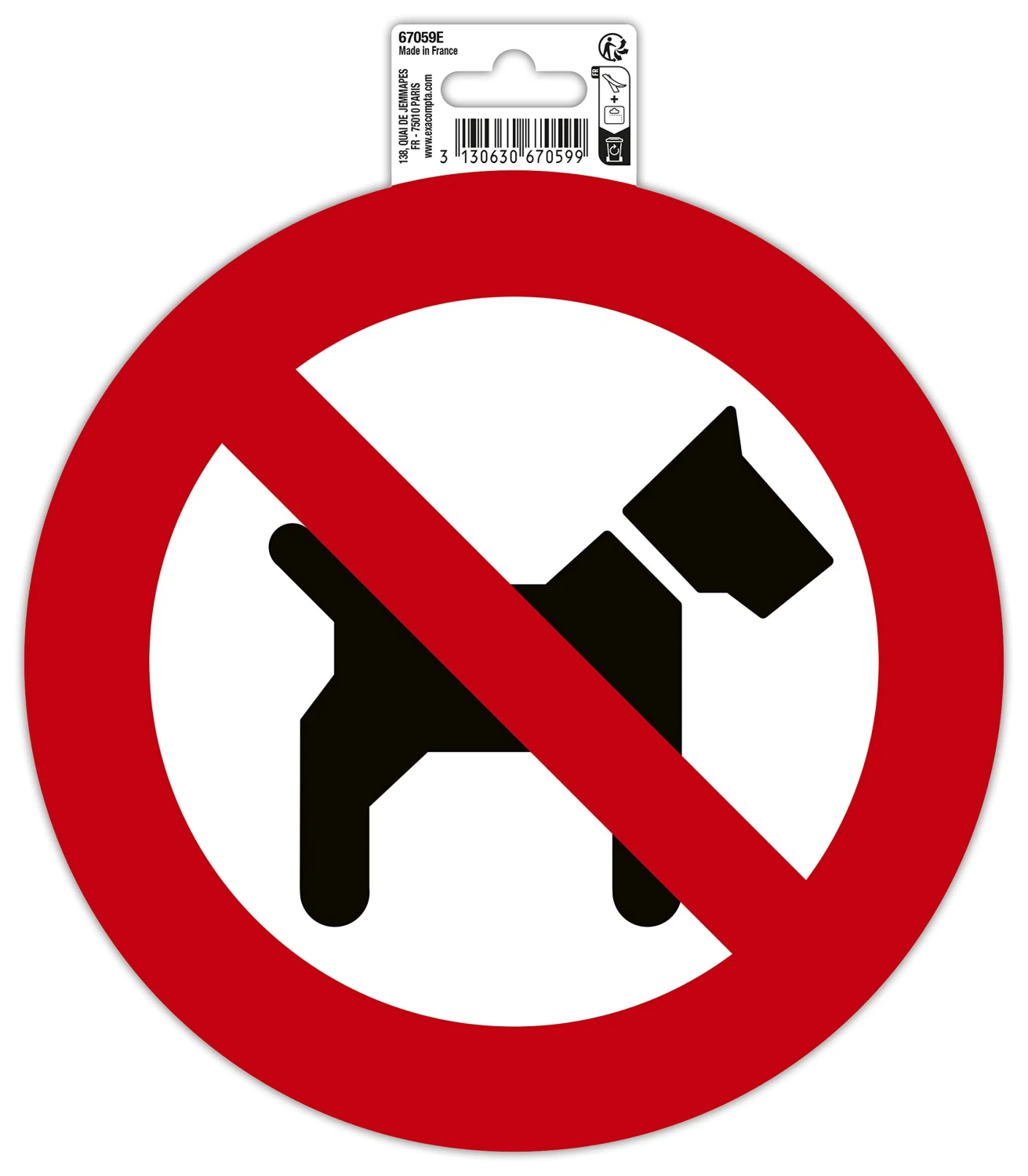 BIELLA Schild Hunde verboten