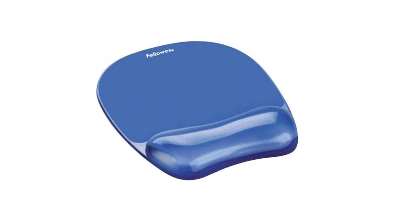 FELLOWES Mausmatte Crystals mit Handgelenkauflage