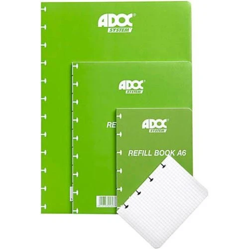 ADOC Ersatzblätter A5 kariert 5 mm, 72 Blatt