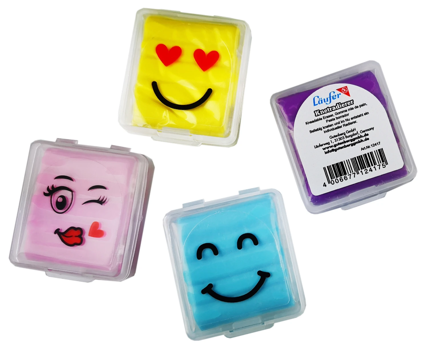 LÄUFER Knetgummi Smiley