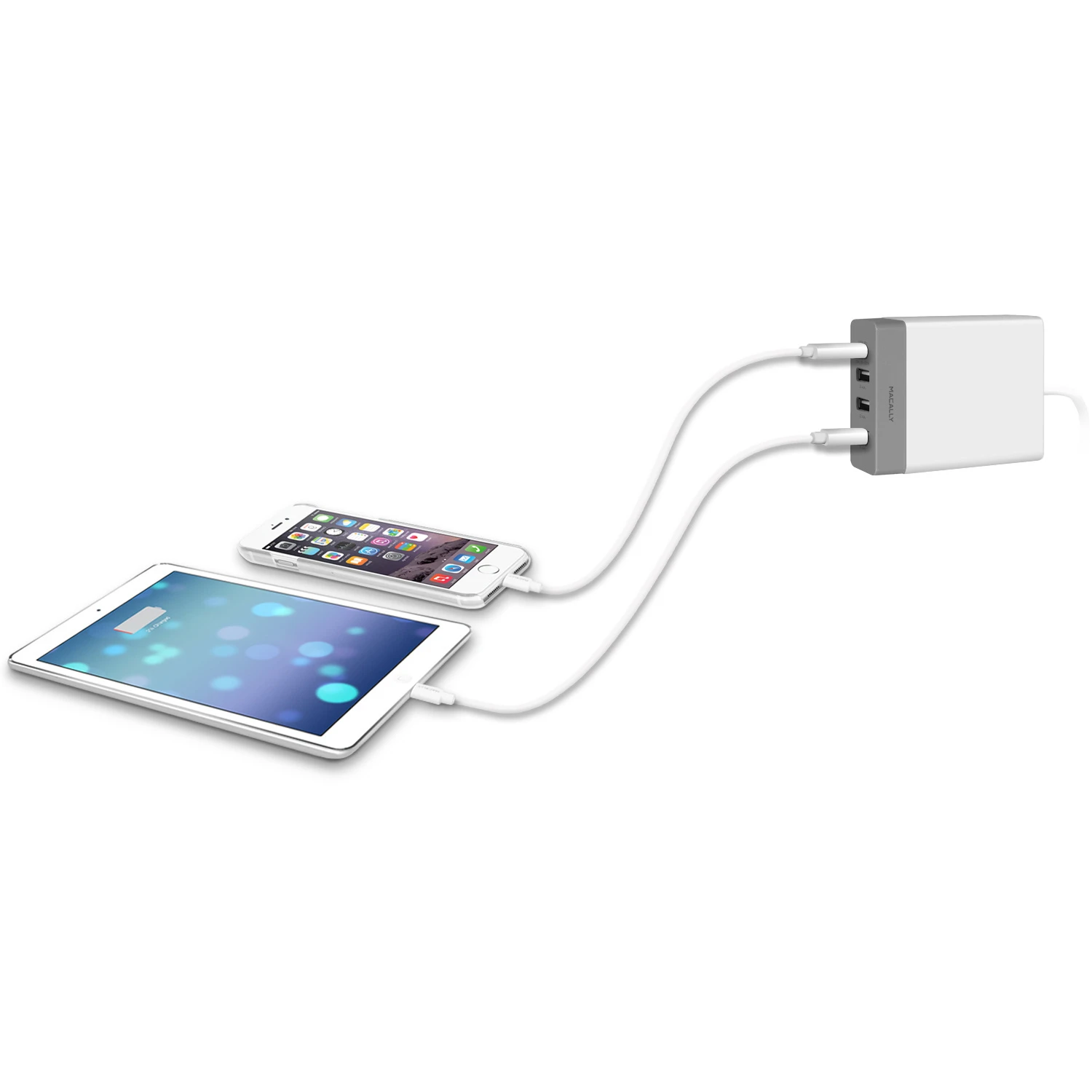 MACALLY HOME72 Netzladegerät 4 USB Ports