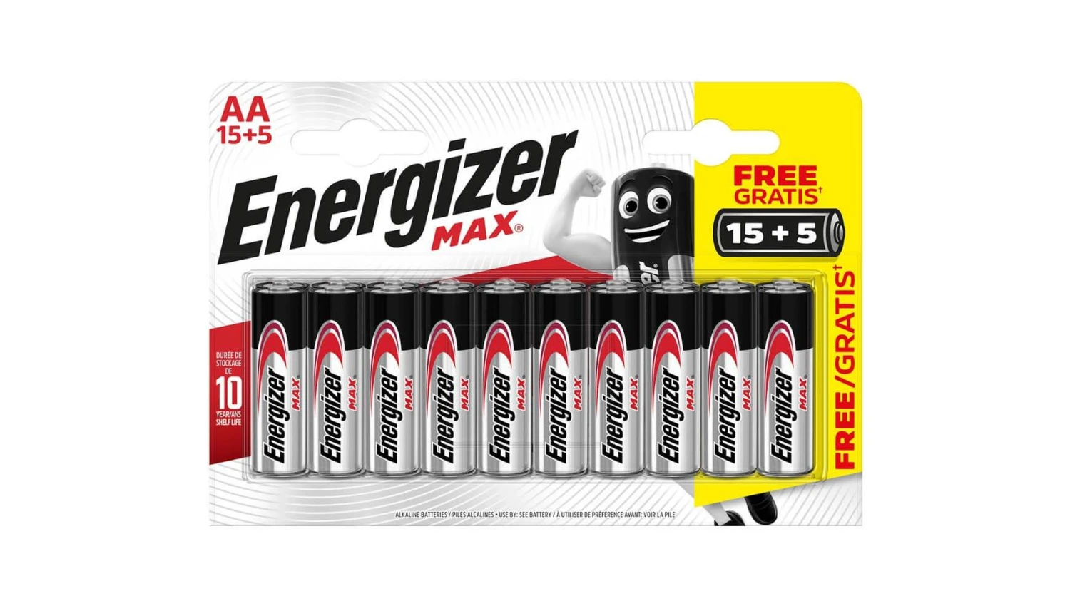 ENERGIZER Batterie Max AA/LR06 - 20er Pack