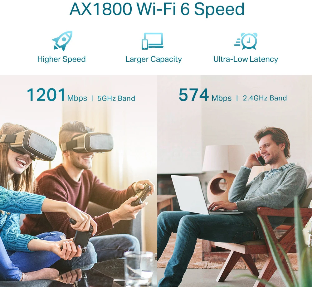 TP-LINK RE605X AX1800 DualBand WLAN-Repeater