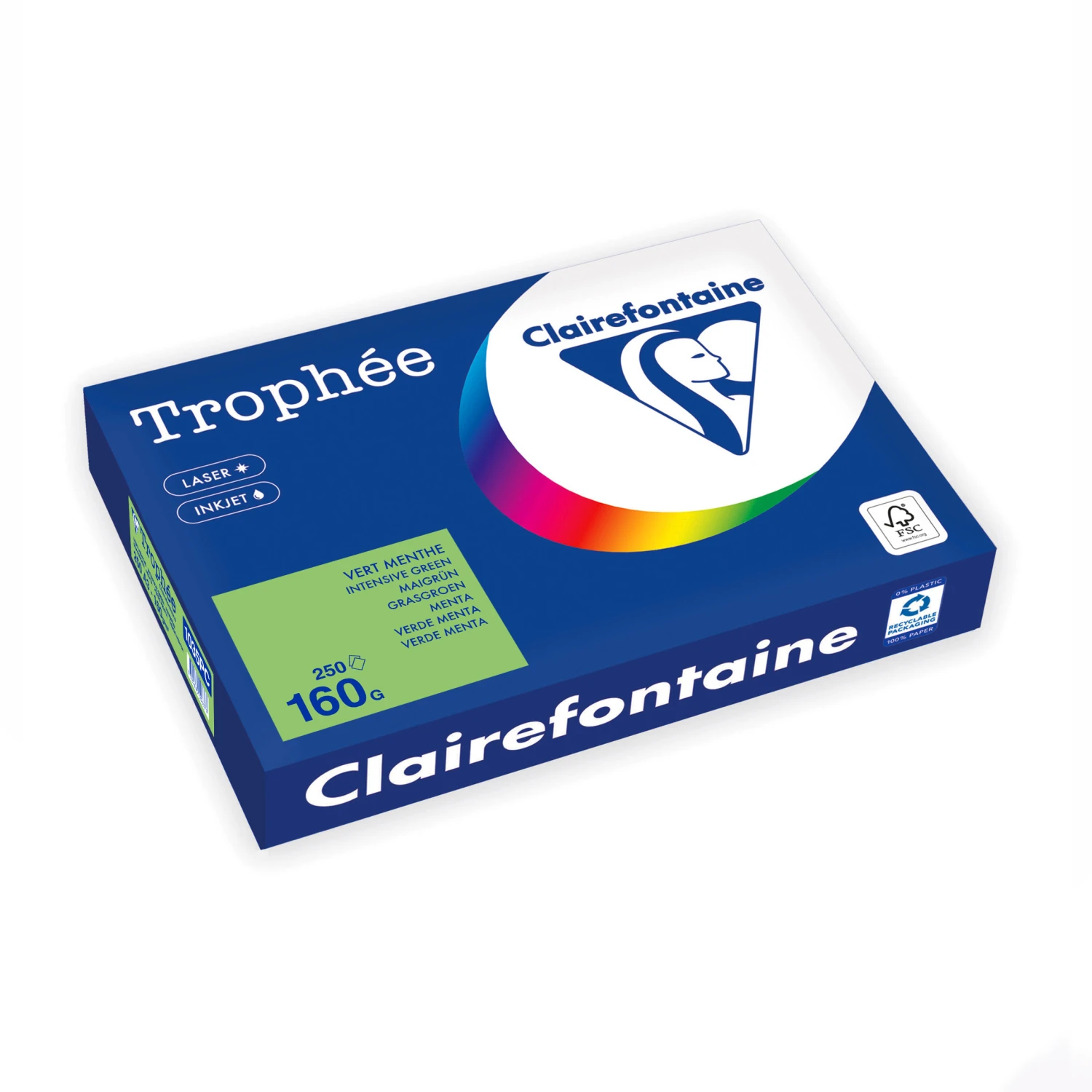 CLAIREFONTAINE Kopierpapier Trophée Intensiv A3, 160 g/m², 250 Blatt