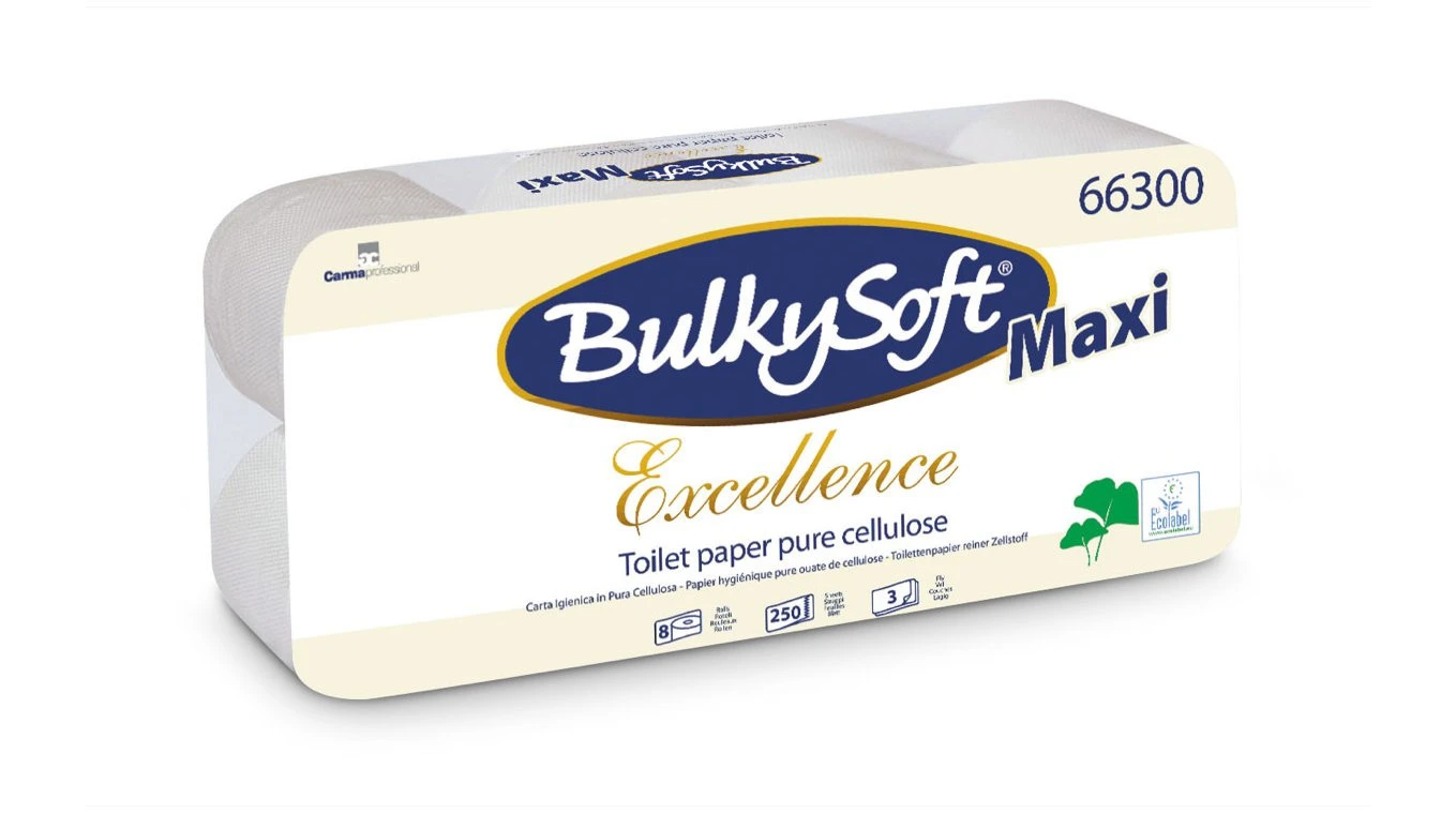 BULKYSOFT WC-Papier Excellence Maxi 3-lagig, 72 Rollen