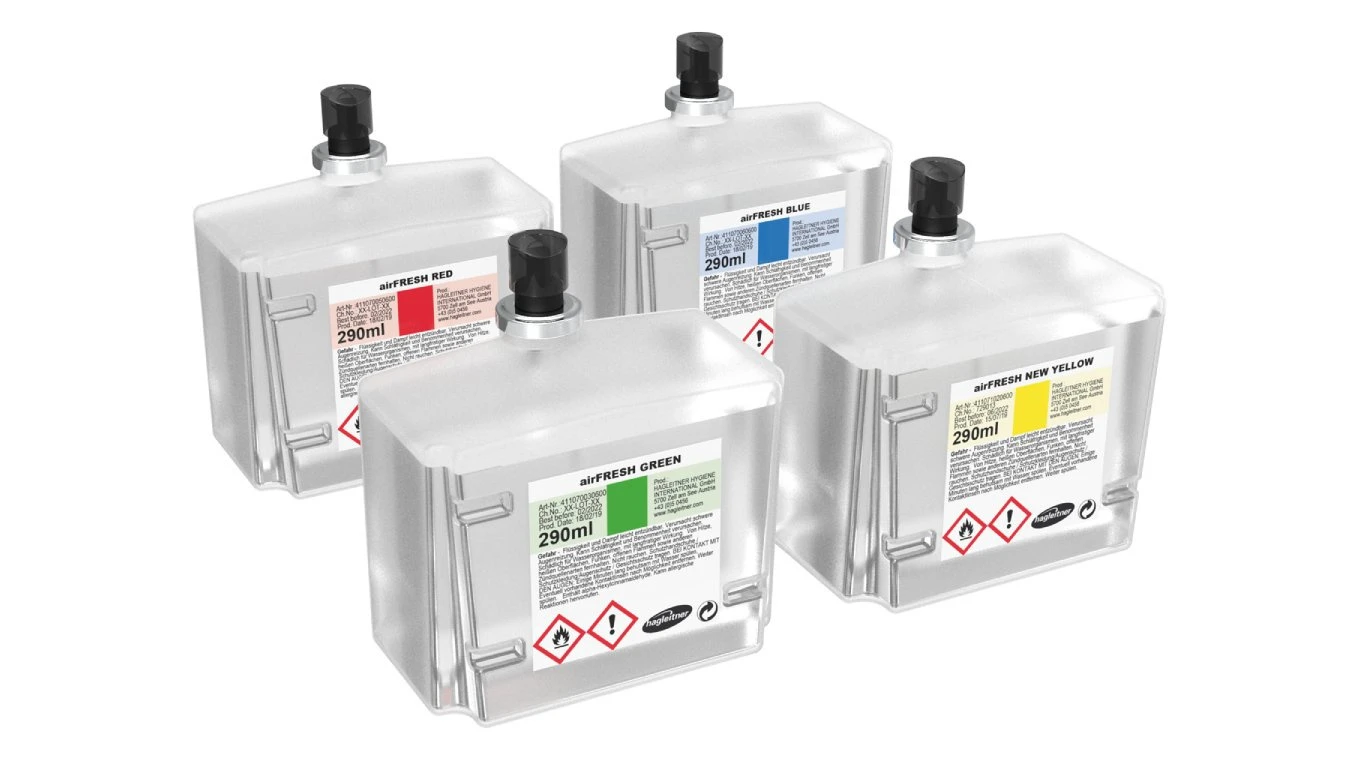 HAGLEITNER Raumduft airFRESH fourSEASONS 290 ml, 4 x 2 Stück