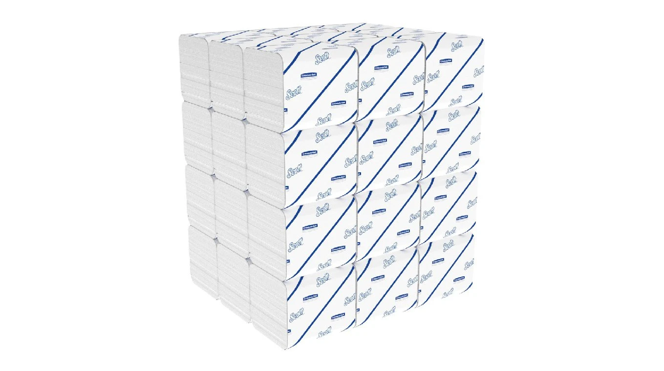 SCOTT WC-Papier Einzelblatt 2-lagig, 7'920 Blatt