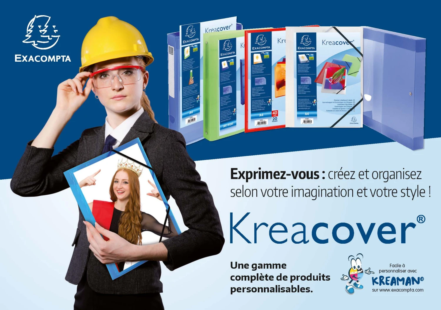 EXACOMPTA Sichtmappe A4 Kreacover PP