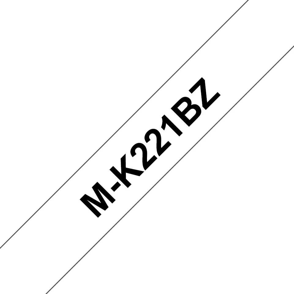 BROTHER P-TOUCH M-K221BZ Schriftbandkassette
