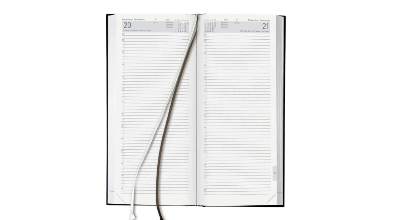 BIELLA Geschäftsagenda Le Jour - Format: 13.5 x 31.5 cm