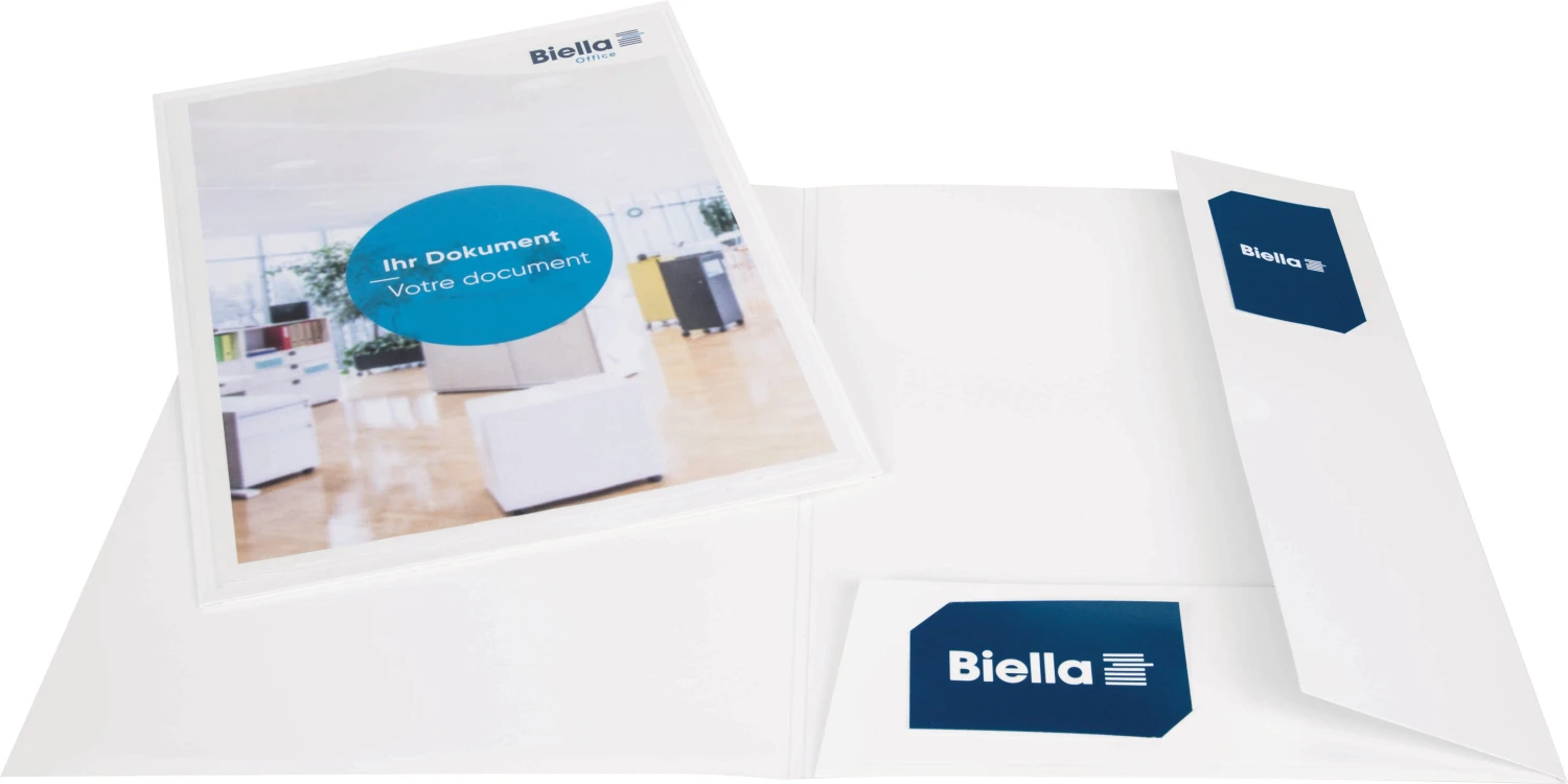 BIELLA Offert- und Präsentationsmappe Pearl #1, weiss