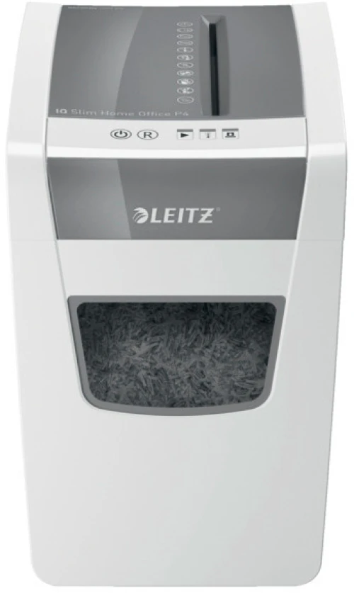 LEITZ Aktenvernichter IQ Home Office Slim P-4