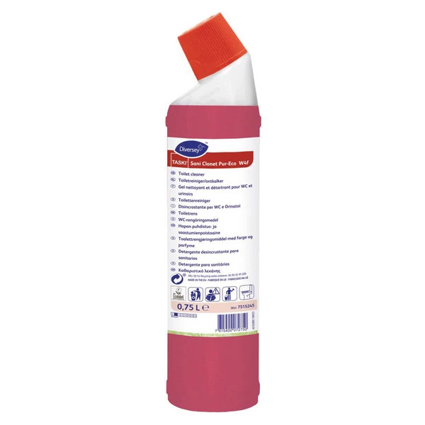 TASKI Toilettenreiniger Sani Clonet Pur-Eco W4f 6 x 750 ml