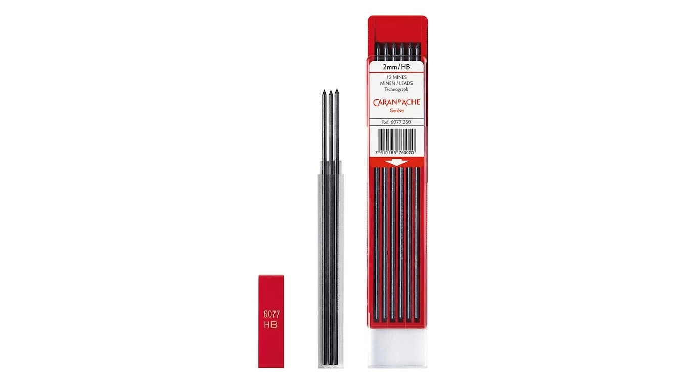 CARAN D'ACHE Graphitminen Technograph 2 mm, 12 Stück
