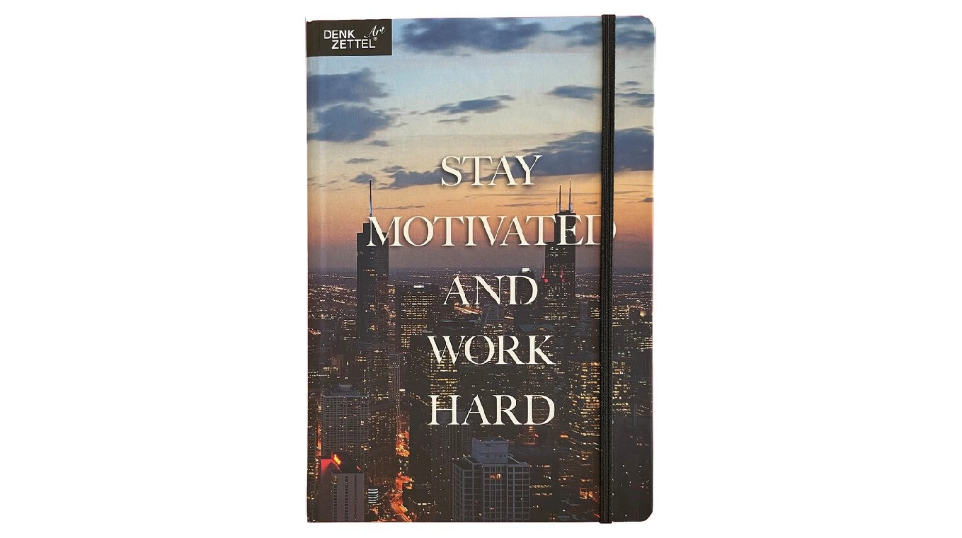 DENKZETTEL® Notizbuch Art - A5 - Stay motivated