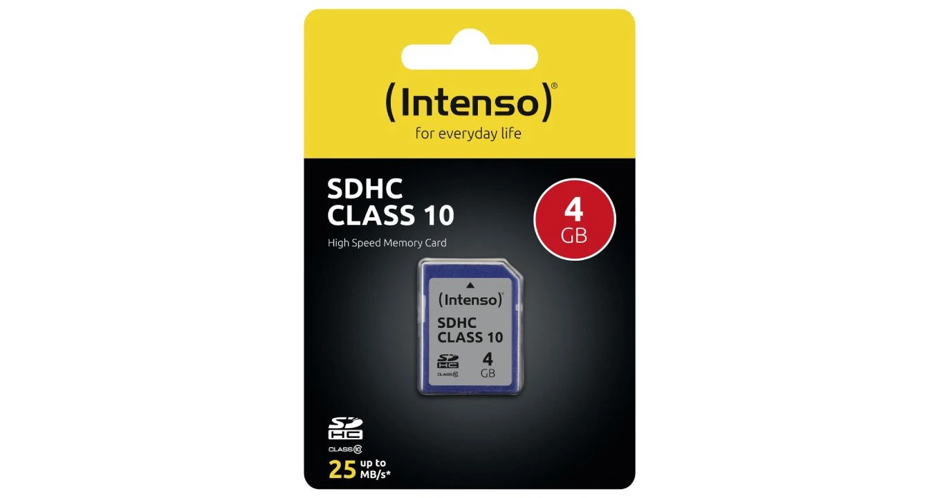 INTENSO SDHC Card Class 10 - 4GB