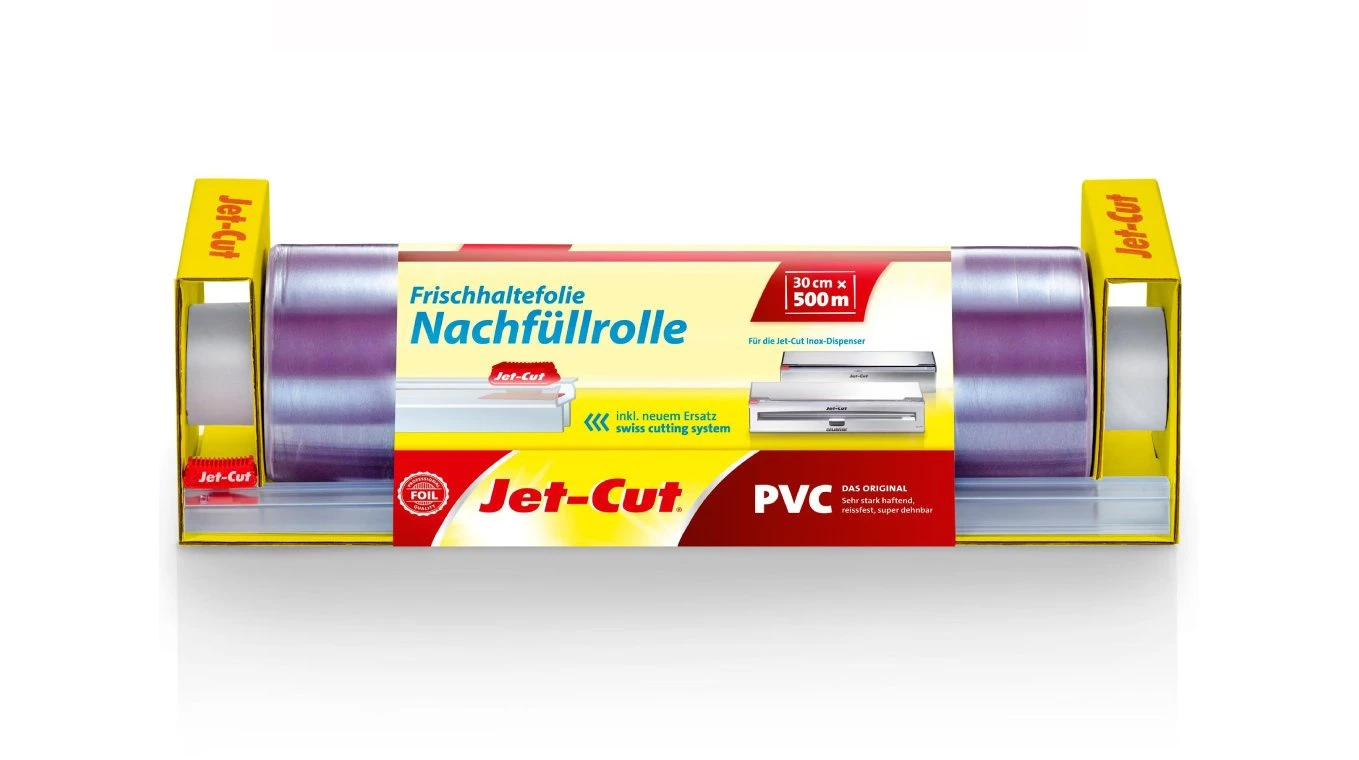 JET-CUT Frischhaltefolie Nachfüllrollen 4 Stück