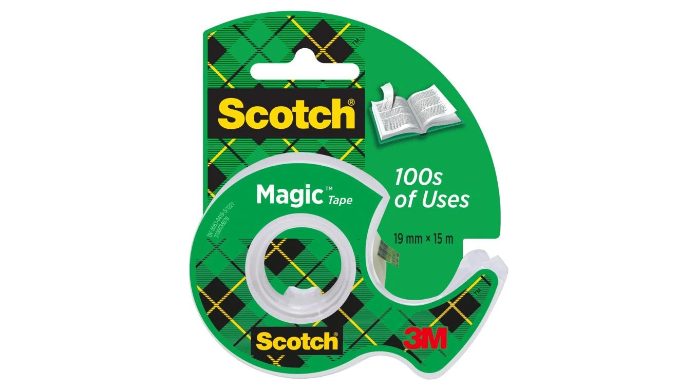 SCOTCH Magic Tape 810, 19mm x 15m + Abroller