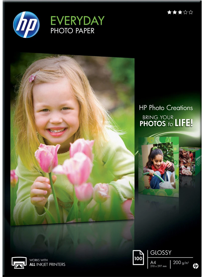 HP Q2510A Fotopapier A4 200g/m2, glänzend