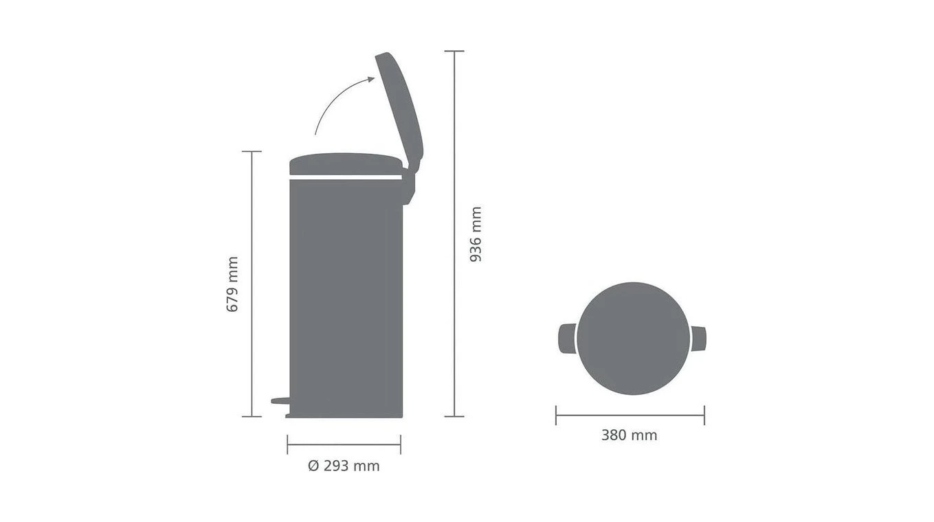 BRABANTIA Treteimer NewIcon 30 L