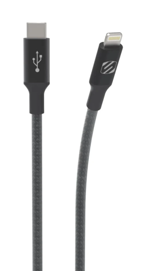 Scosche Braided Strikeline USB-C zu Lightning Kabel 1.2m