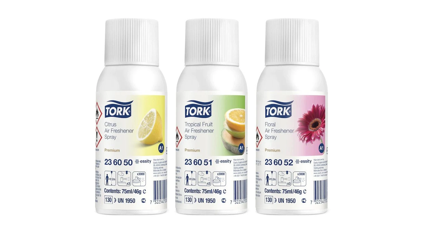 TORK Duftpatronen Air Freshener Spray Mix 12 x 75 ml