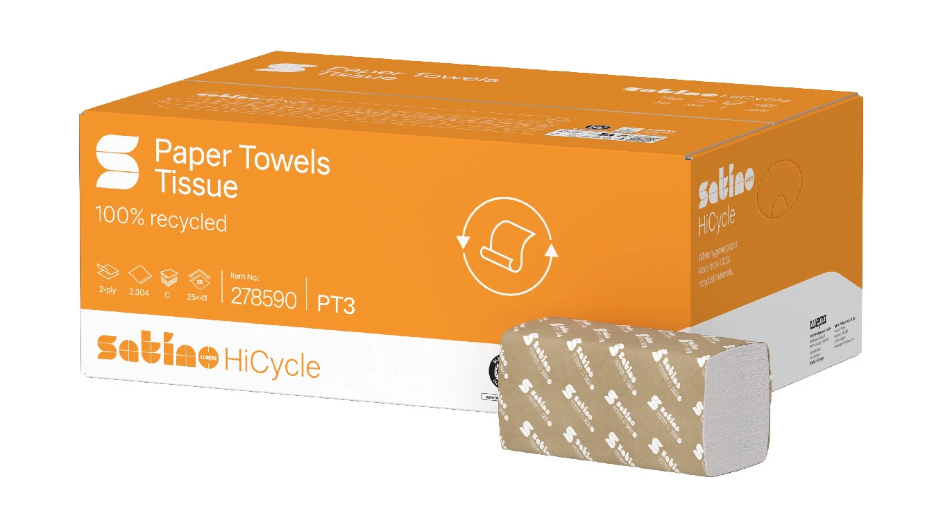 SATINO Papierhandtücher Hicycle C-Falz, 2-lagig, weiss