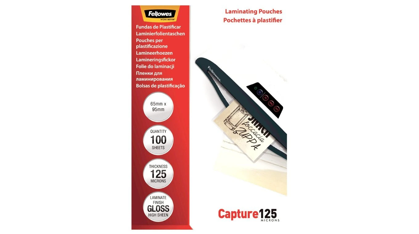 FELLOWES Capture 125 Laminierfolien 65x95mm