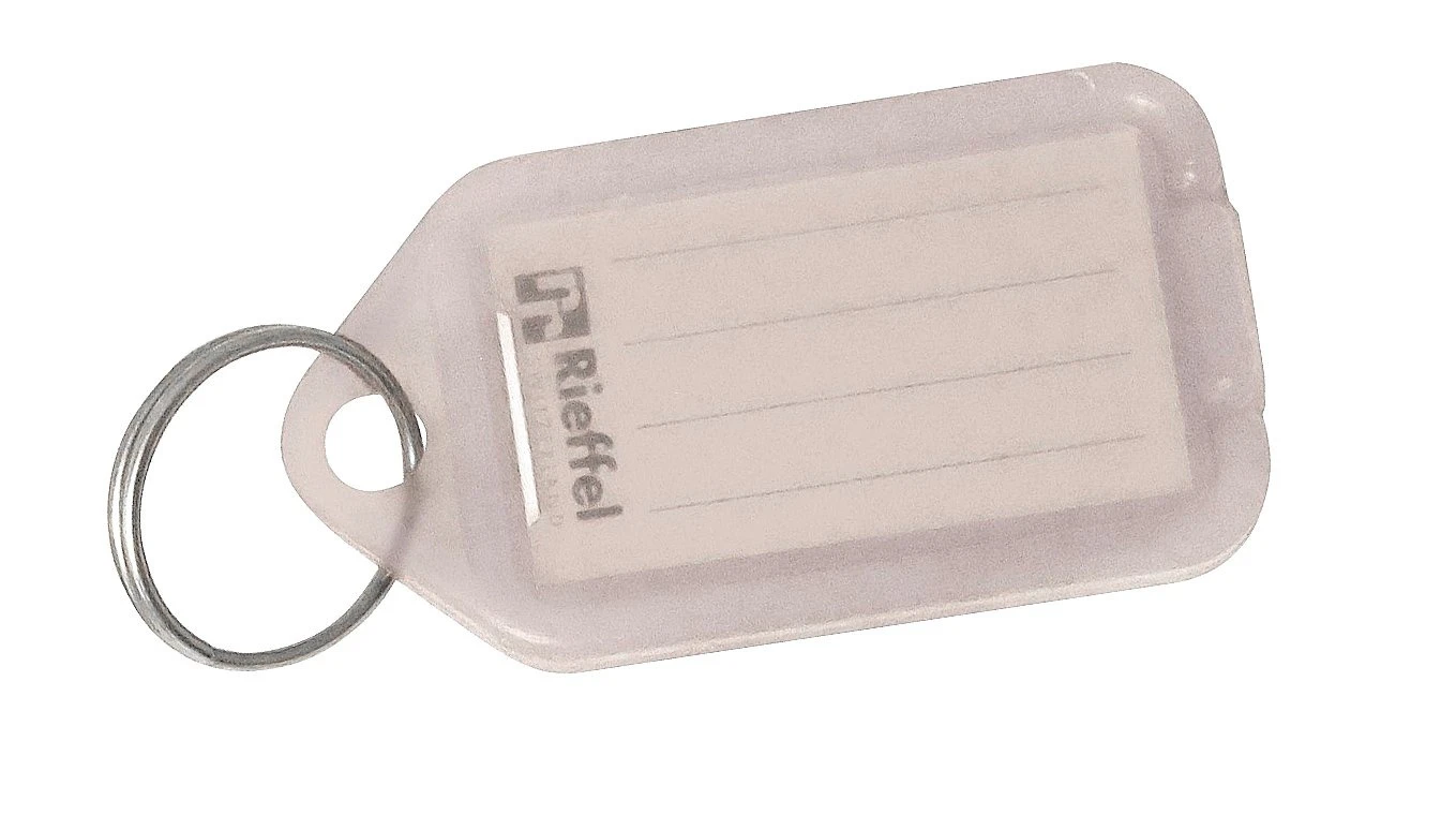 RIEFFEL Schlüsselanhänger 38 x 22 mm - 100 Stück