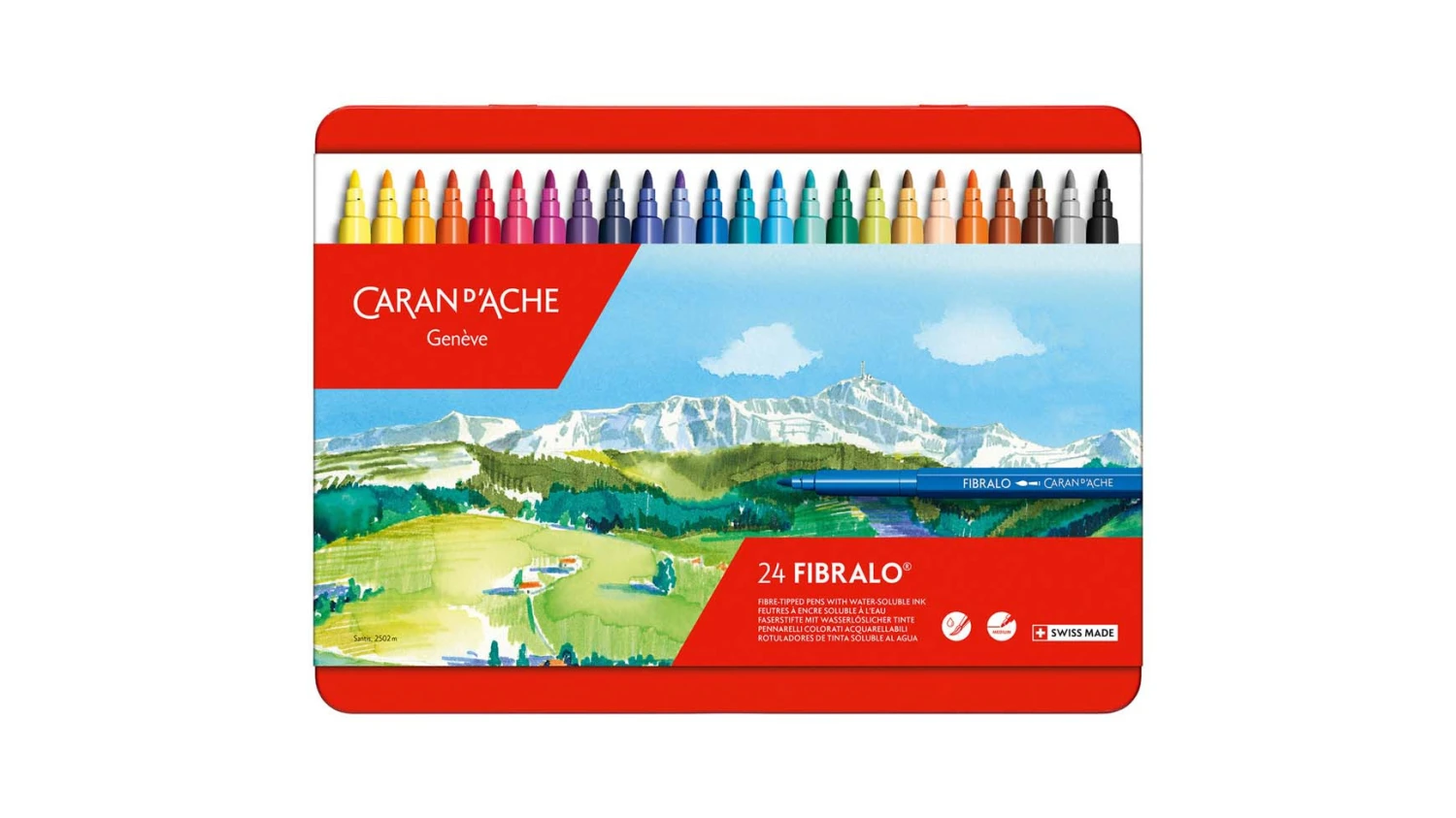 CARAN D'ACHE Fasermaler Fibralo 24er
