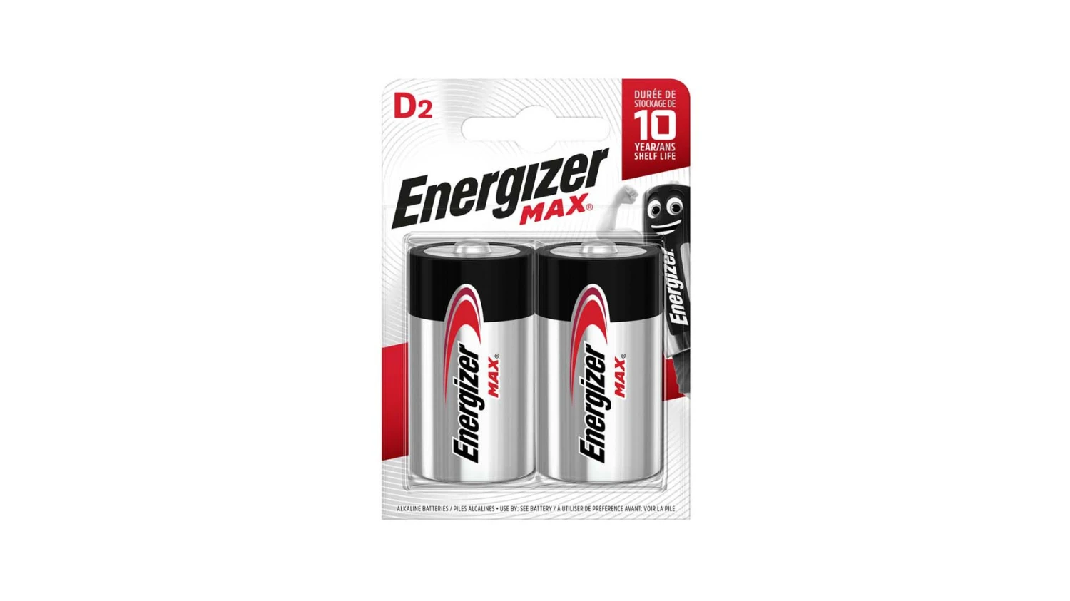 ENERGIZER Batterie Max D2