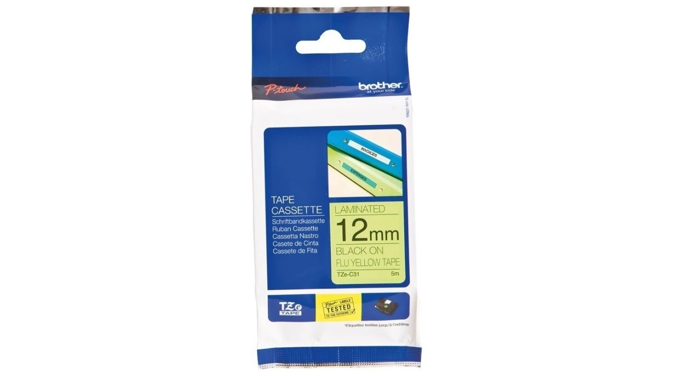 BROTHER P-Touch® TZe-C31 Schriftband, 12 mm x 5 m