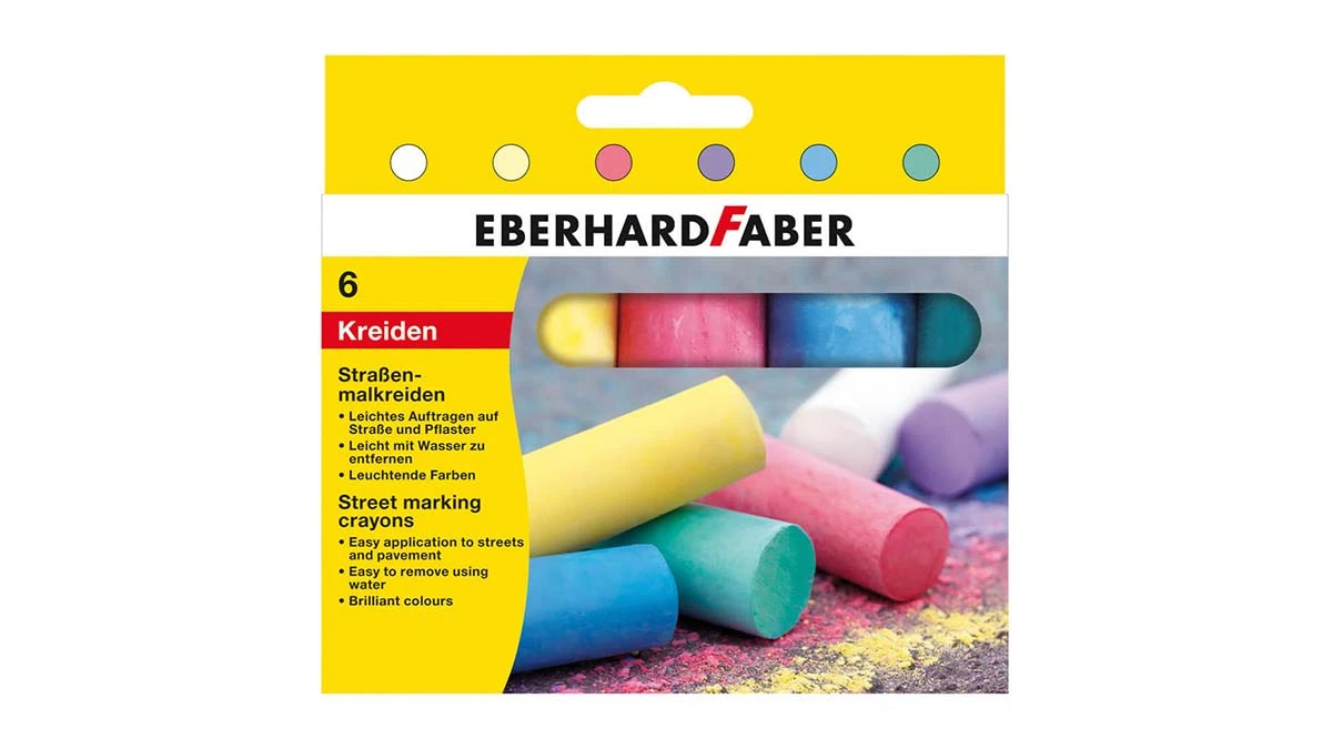 EBERHARD Strassenkreide - 6 Stk.