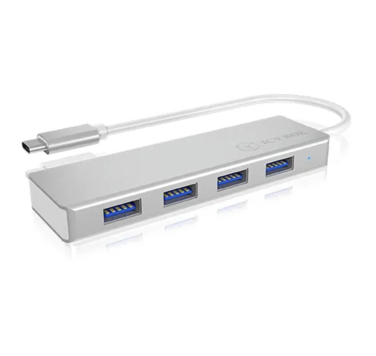 ICY BOX USB 3.0 Type-C Hub silver