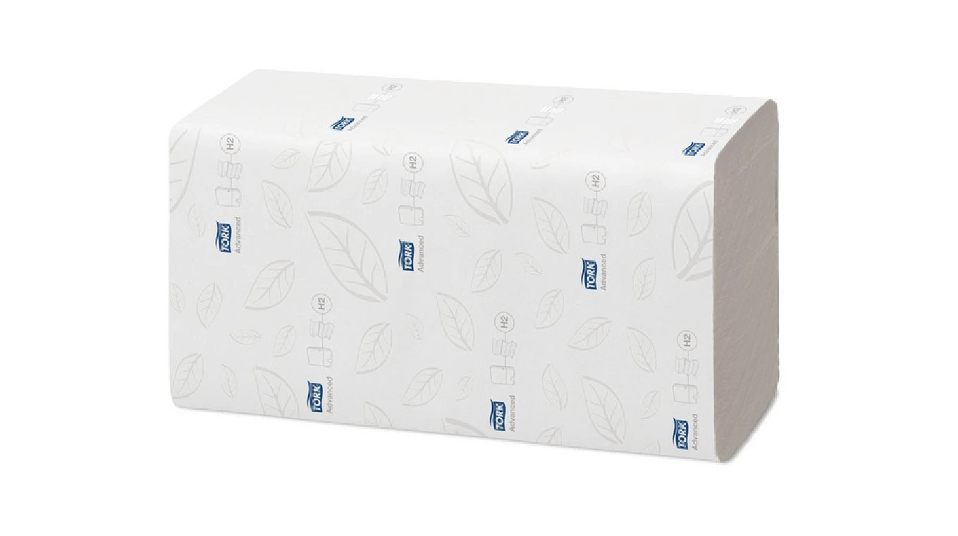 TORK Papierhandtücher Advanced 2-lagig, Z-Falz, weiss
