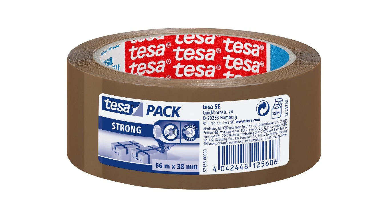 TESA Verpackungsband braun 38 mm x 66 m