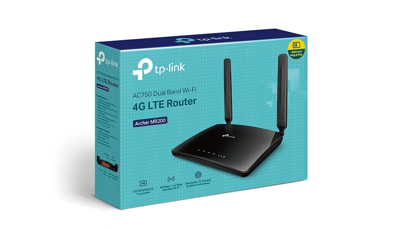 TP-LINK ARCHER MR200 AC750 4G LTE Router