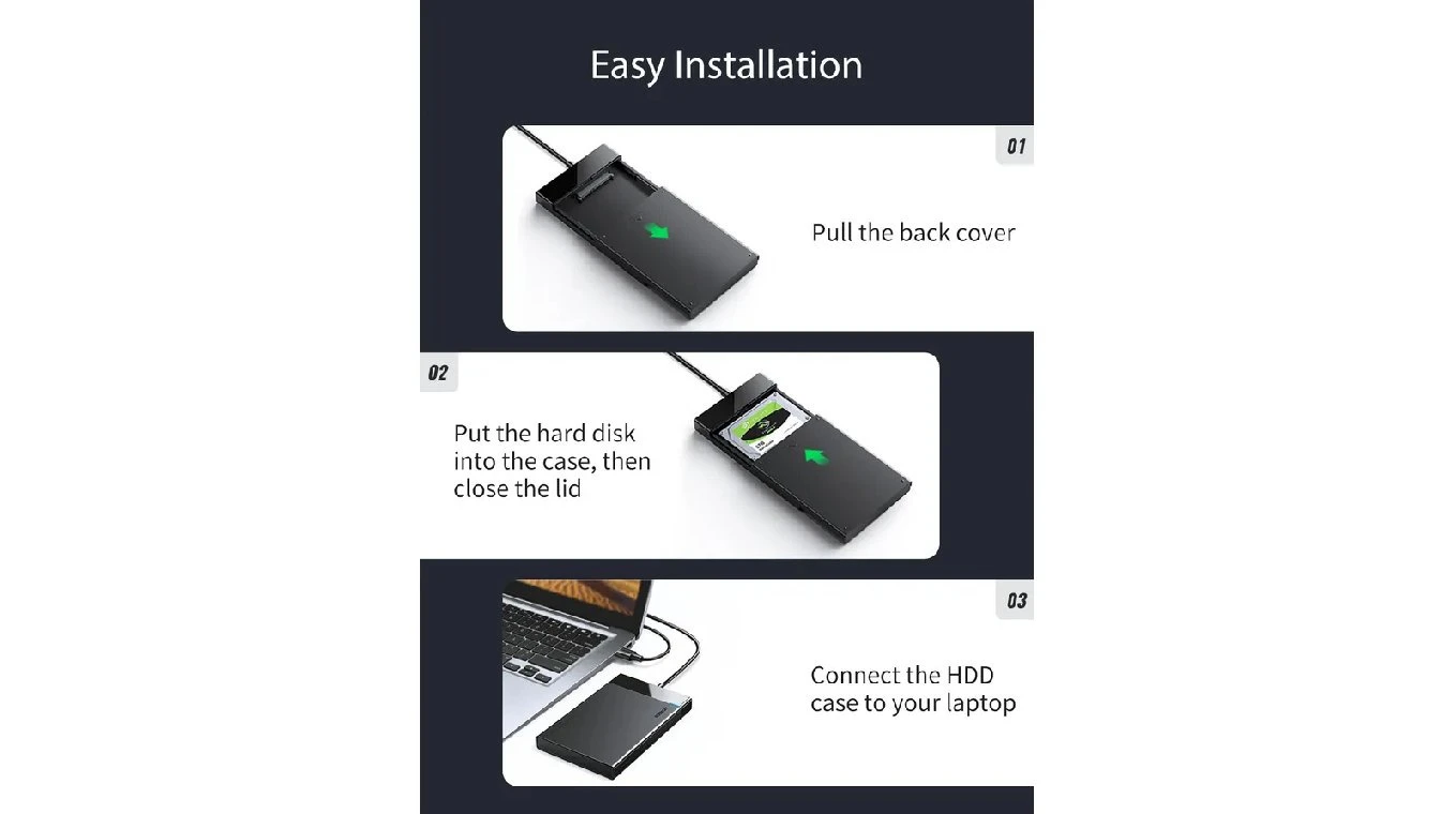 UGREEN SATA Festplattengehäuse 2.5"