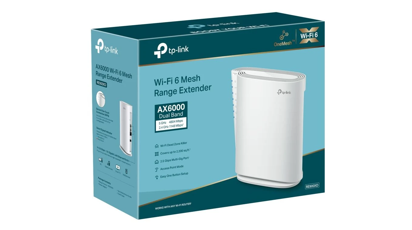 TP-LINK RE900XD AX6000 Mesh Wi-Fi 6 WLAN Repeater