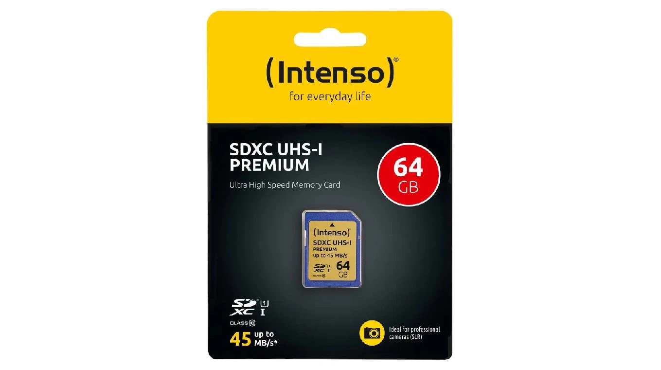 INTENSO SDXC Card Premium 64GB