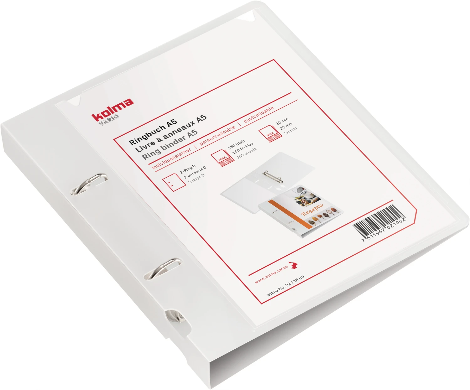 KOLMA Ringbuch Vario KF A5