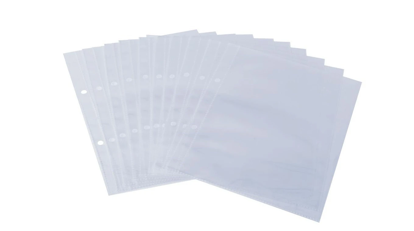 SIGEL Einzel-Transparenthüllen für Speisekarten-Mappen