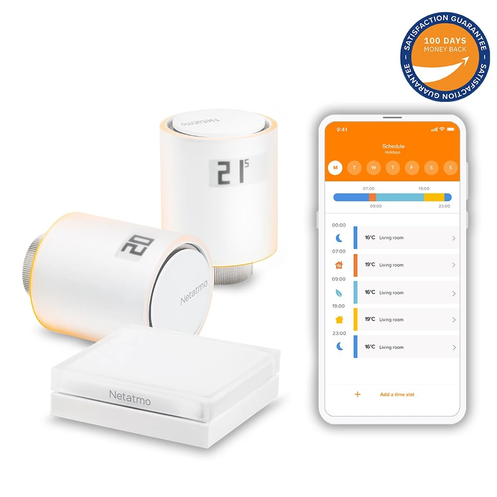 Netatmo Smarte Heizkörperthermostate Starterpaket