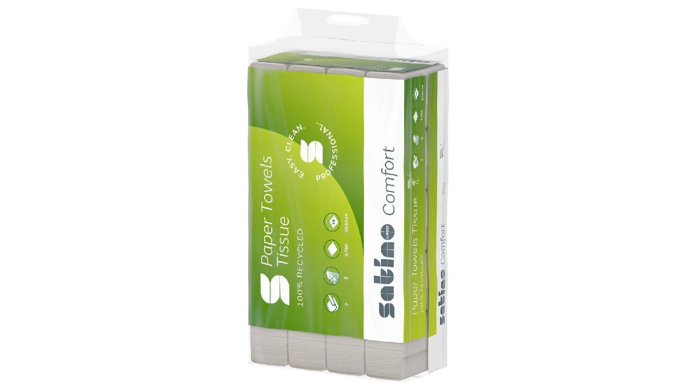 SATINO Papierhandtücher Comfort Z-Falz, 2-lagig, weiss