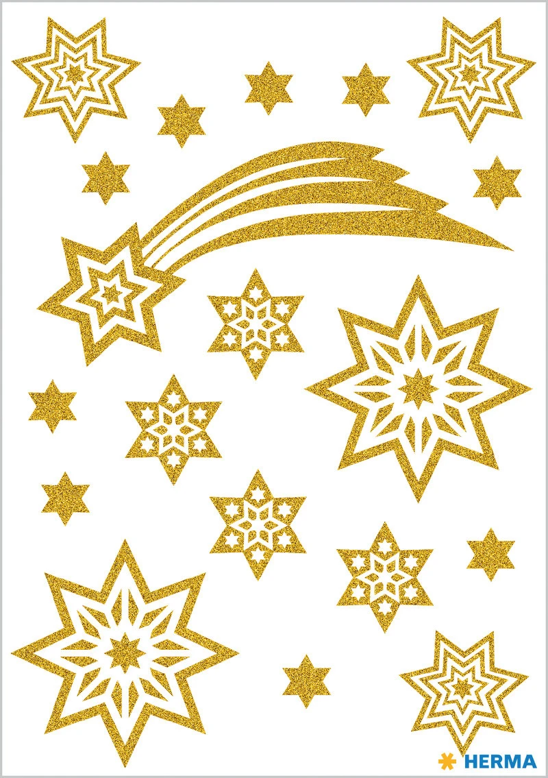 HERMA Sticker Weihnachten 19 Stk.