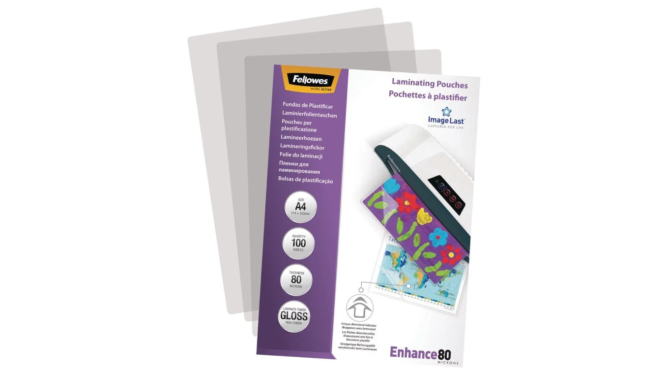 FELLOWES Enhance 80 Laminieroflien A4, 80my